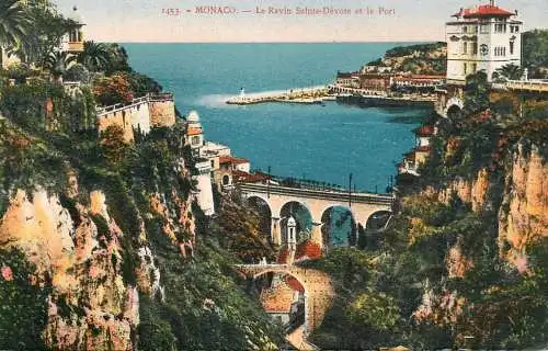 Monaco Le Ravin Sainte Devote & le Port