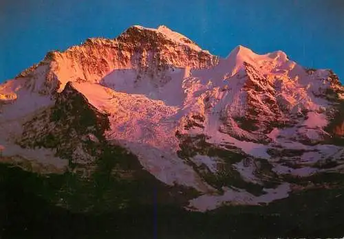 Switzerland Jungfrau bei Sonnenuntergang