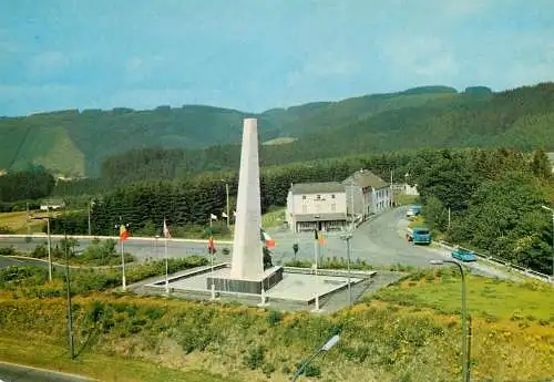 Belgium Martelange monuments des Chasseurs Ardennais