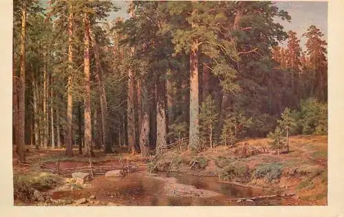 The Tenth Wave Ivan Shishkin Mast-tree Grove painting