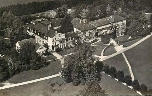 Germany Ebenhausen b. Munchen Sanatorium aerial view
