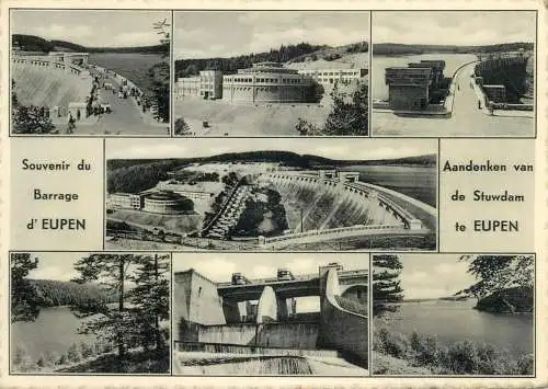 Belgium Souvenir du Barrage d'Eupen multi view