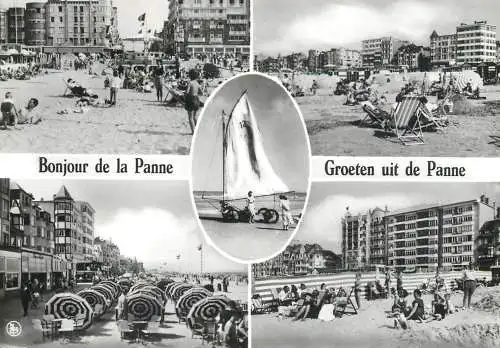 Belgium Groeten uit De Panne multi view