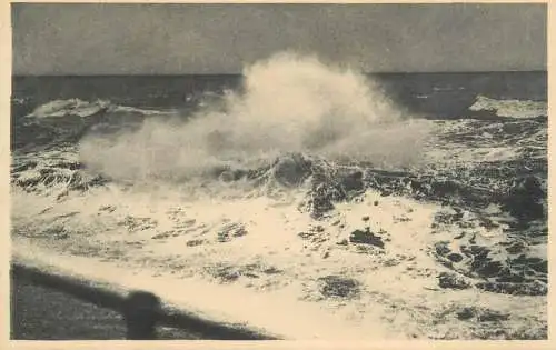 Belgium De Panne sea waves