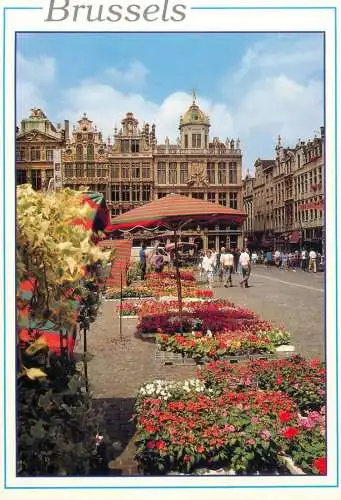 Belgium Bruxelles Grand Place et march