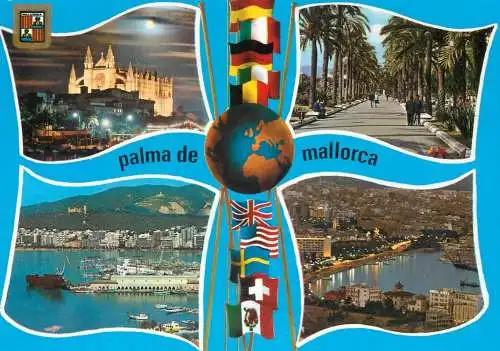 Spain Palma de Mallorca different aspects and views