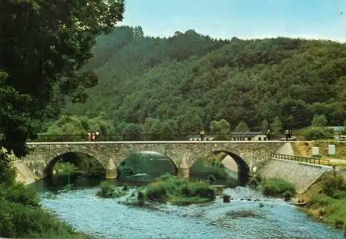 Belgium Ouren stone bridge