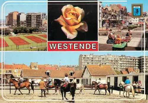 Belgium Westende several sights and views