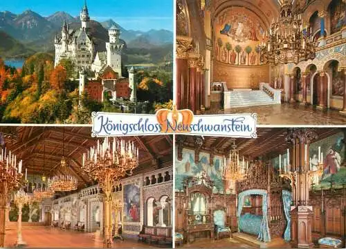 Germany Konigschloss Neuschwanstein multi view