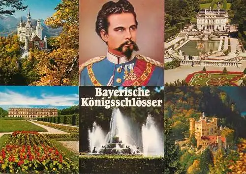 Germany Bayerische Konigschlosser Neuschwanstein multi view