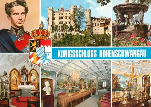 Germany Konigsschloss Hohenschwangau different aspects