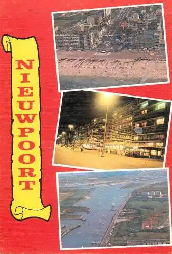 Belgium Nieuwpoort Belgian coast multi view
