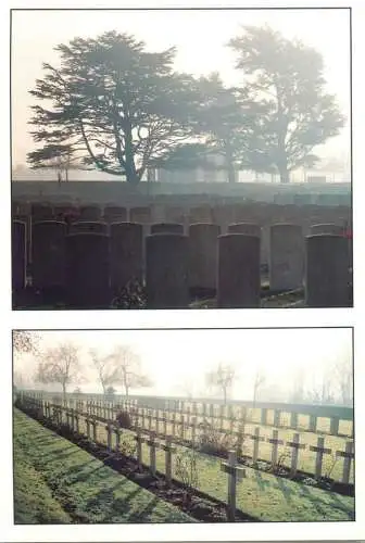 Belgium Poperinge Military Cemetery multi view