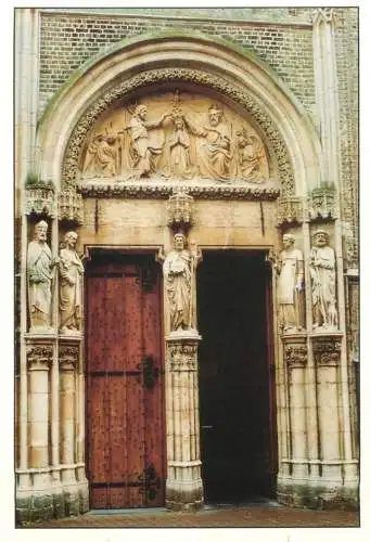 Belgium Poperinge Portail de l'Eglise St Jean detail
