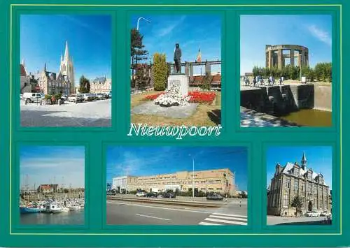 Belgium Nieuwpoort several sights