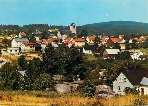 Germany Neubau im Fichtelgebirge panoramic view