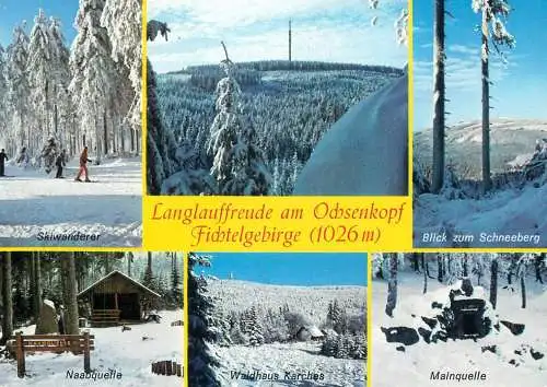 Germany Langlauffreude am Ochsenkopf Fichtelgebirge multi view