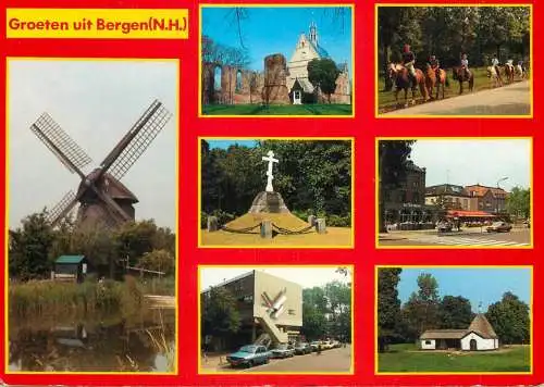 Netherlands Groeten uit Bergen several views