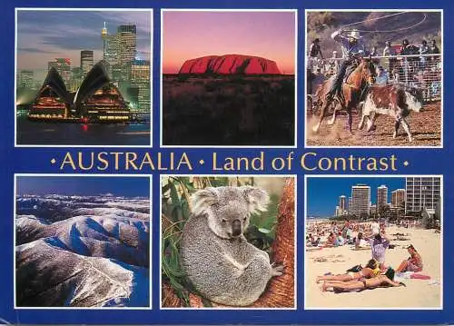 Australia Land of Contrast different aspects