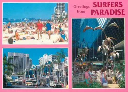 Australia Gold Coast surfers paradise multi view