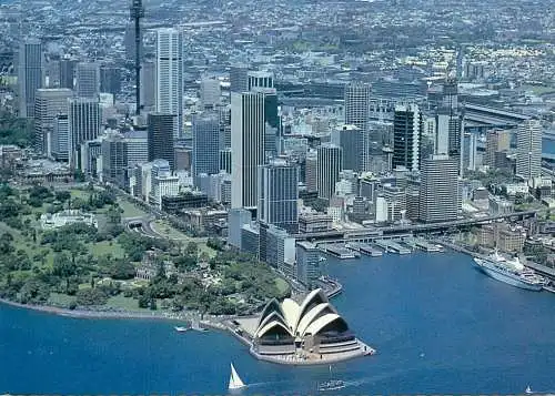 Australia Sydney Opera House aerial view