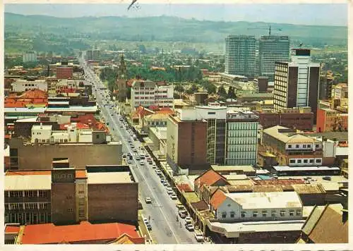 South Africa Pietermaritzburg city centre general view