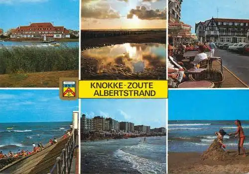 Belgium Knokke Zoute Albertstrand different views