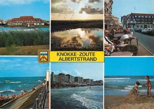Belgium Knokke Zoute Albertstrand several views