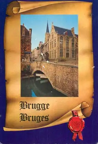 Belgium Brugge St Nepomucenus Bridge