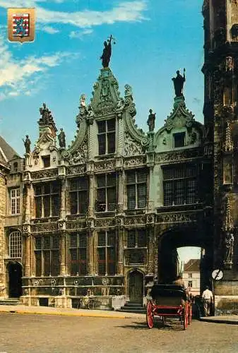 Belgium Brugge Old Records House