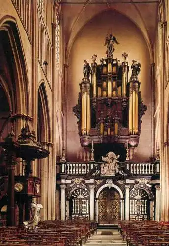 Belgium Brugge Cathedrale St Sauveur La Chaire, le Jube, Porte Centrale