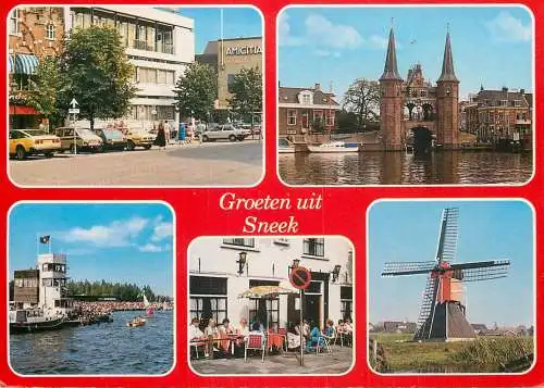 Netherlands Groeten uit Sneek several view