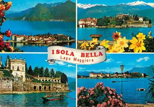 Italy Isola Bella Lago Maggiore multi view