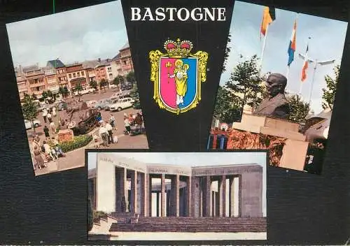 Belgium Souvenir de Bastogne multi view & Coat of Arms