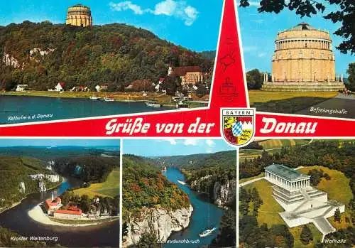 Germany Grusse von der Donau multi view