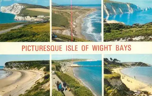 England Isle of Wight Bays several views