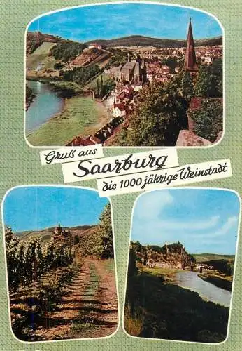 Germany Gruss aus Saarburg multi view