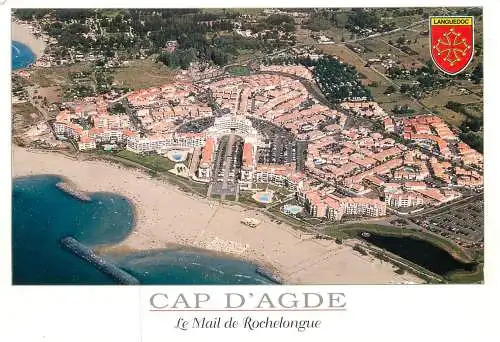 France Cap d'Agde (Herault) Le Mail de Rochelongue vue aerienne
