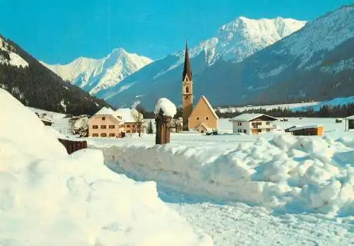 Austria Wintersportplatz Elbigenalp Lechtal Tirol