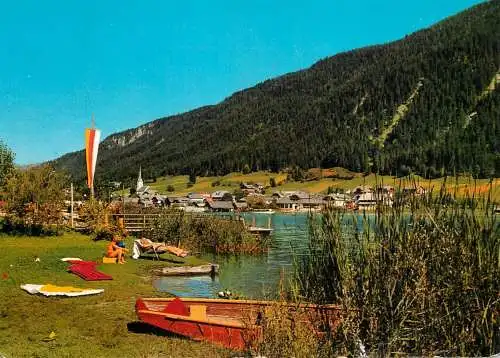 Austria Weissensee Karnten Badesee der Alpen