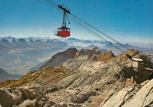 Switzerland Santis gegen Churfirsten Glarneralpen telecabine