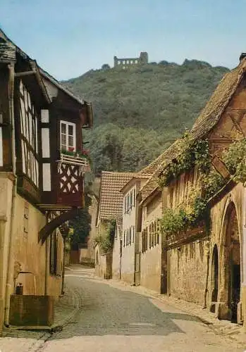 Germany Hambach Schlossgasse mit Blick