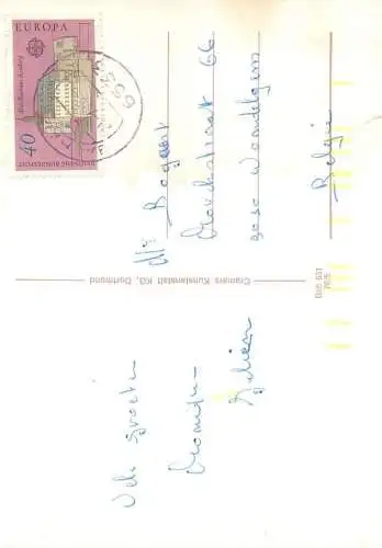 Germany Bacharach am Rhein Post und St Peters Kirche