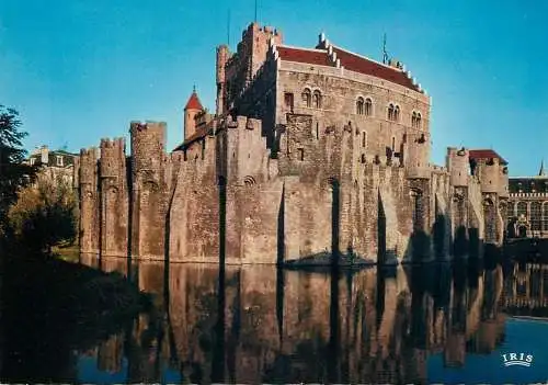 Belgium Gent Chateau des Comtes vu du Petit Gewad