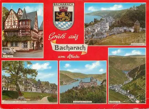 Germany Gruss aus Bacharach am Rhein multi view