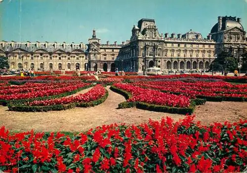 France Paris Louvre l'aile nord et ses jardins