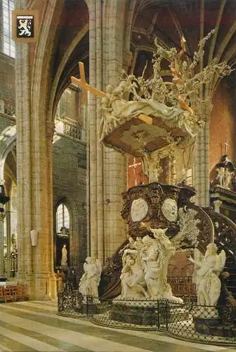 Belgium Gent St Bavon Cathedral - Pulpit