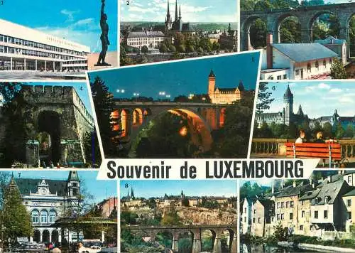 Souvenir de Luxembourg several sites