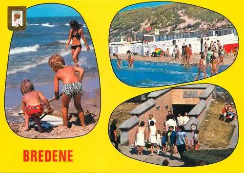 Belgium Bredene littoral types and scenes multi view