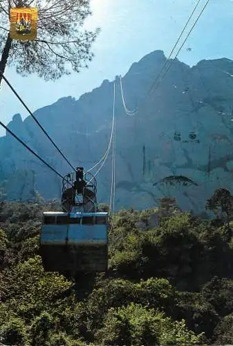 Spain Montserrat San Jeronimo teleferique aerial funicular